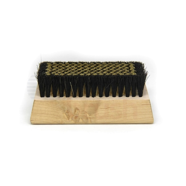 Gordon Brush 0.005 Brass/Horsehair Bristle, 4-1/4 x 2-1/2 Wood Block Brush, PK12 G1308 - main